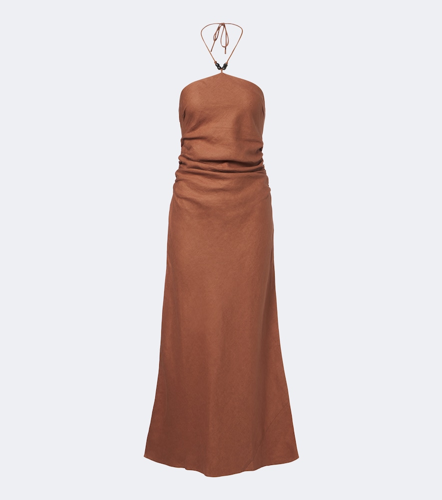 Midikleid Natalia aus Leinen