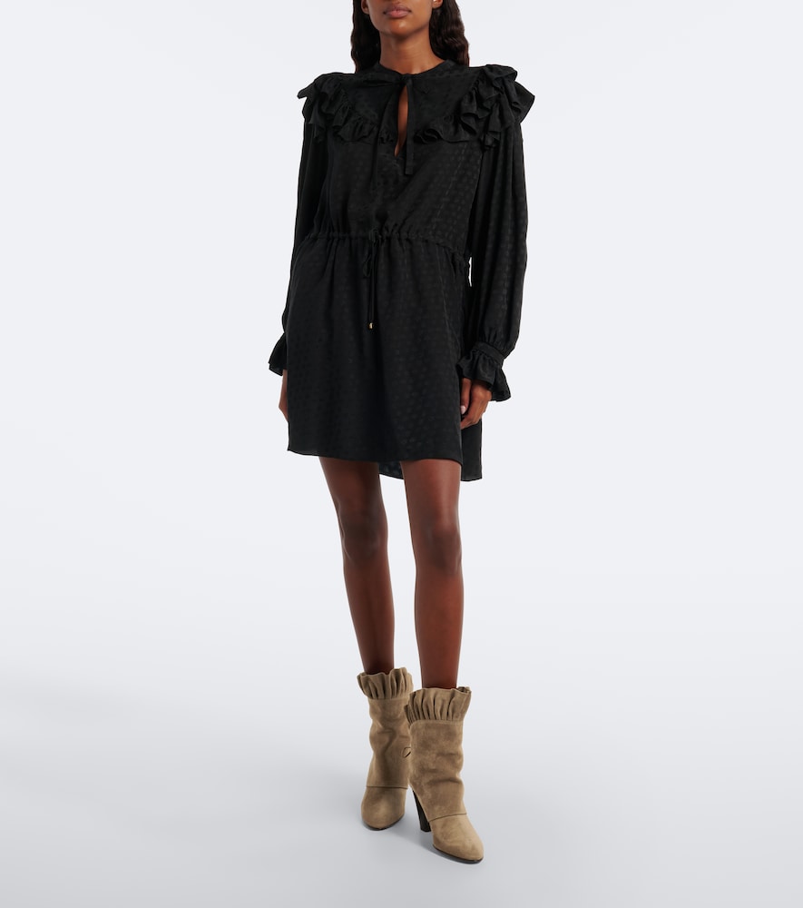 Chloé Anouk Ruffled Ankle Boots
