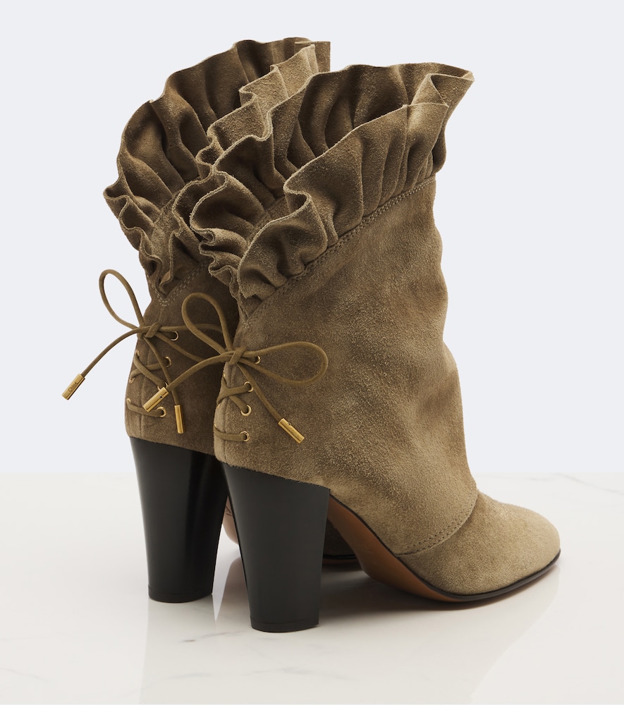 Chloé Anouk Ruffled Ankle Boots