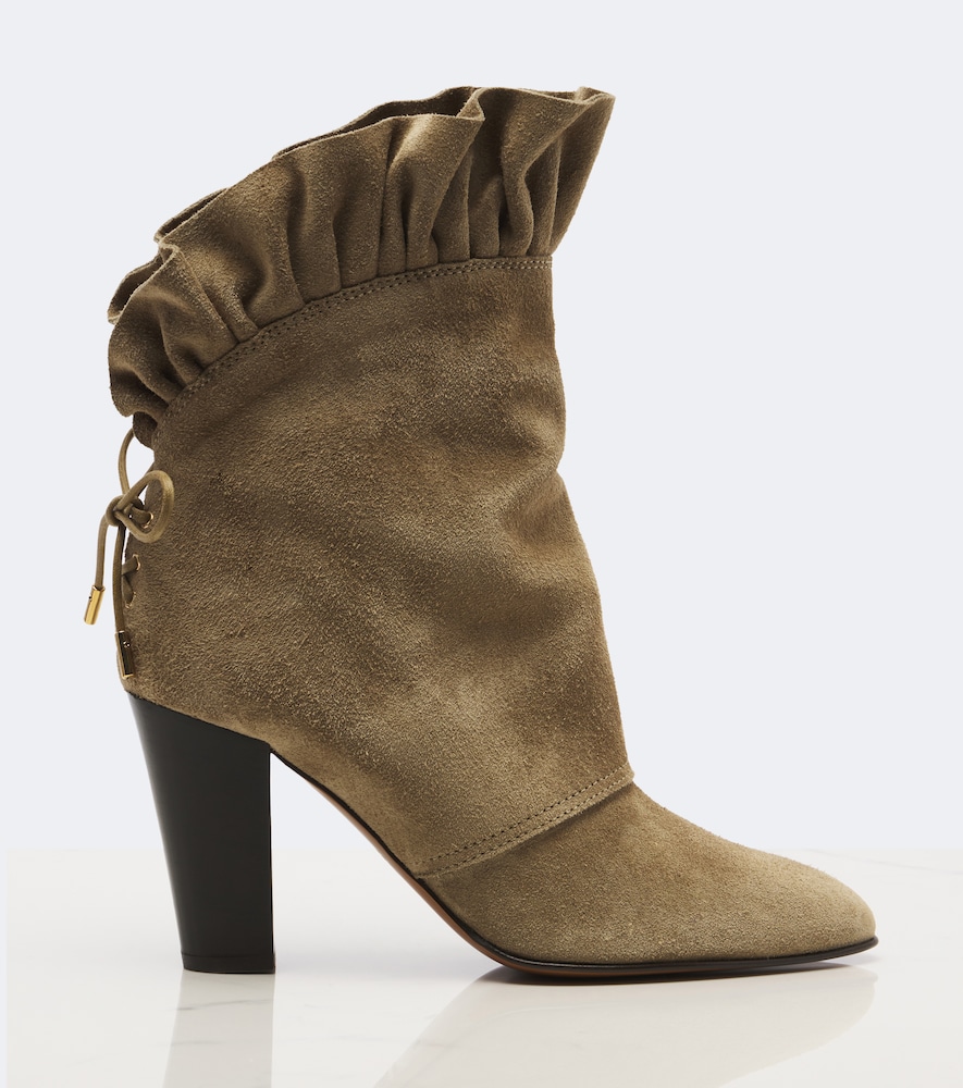 Chloé Anouk Ruffled Ankle Boots