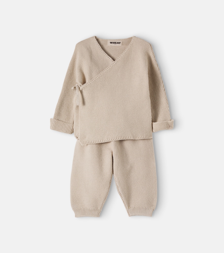 Baby – Set cardigan e pantaloni Indigo in cotone