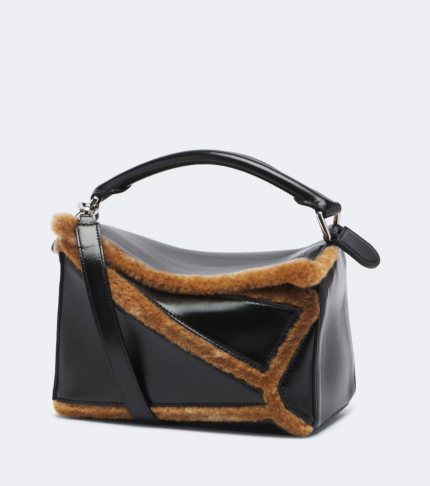 Borsa a mano Puzzle Aviator Small in pelle
