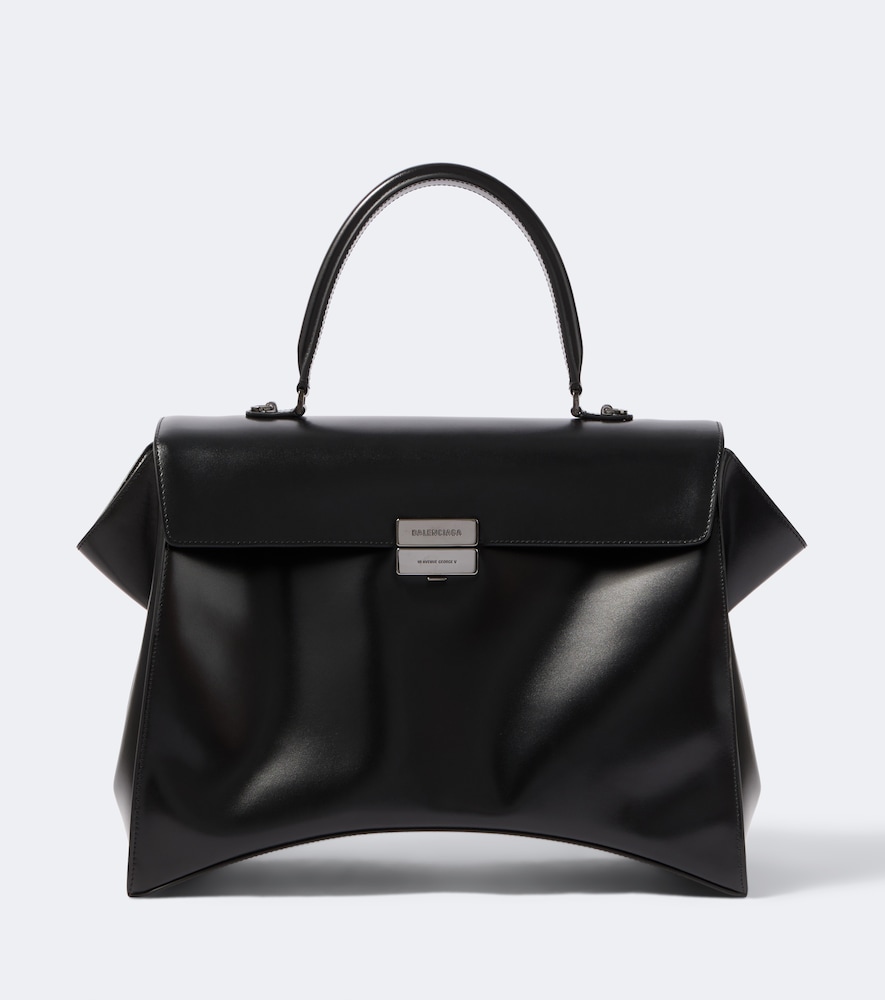 Henkeltasche Hourglass Avenue Medium aus Leder