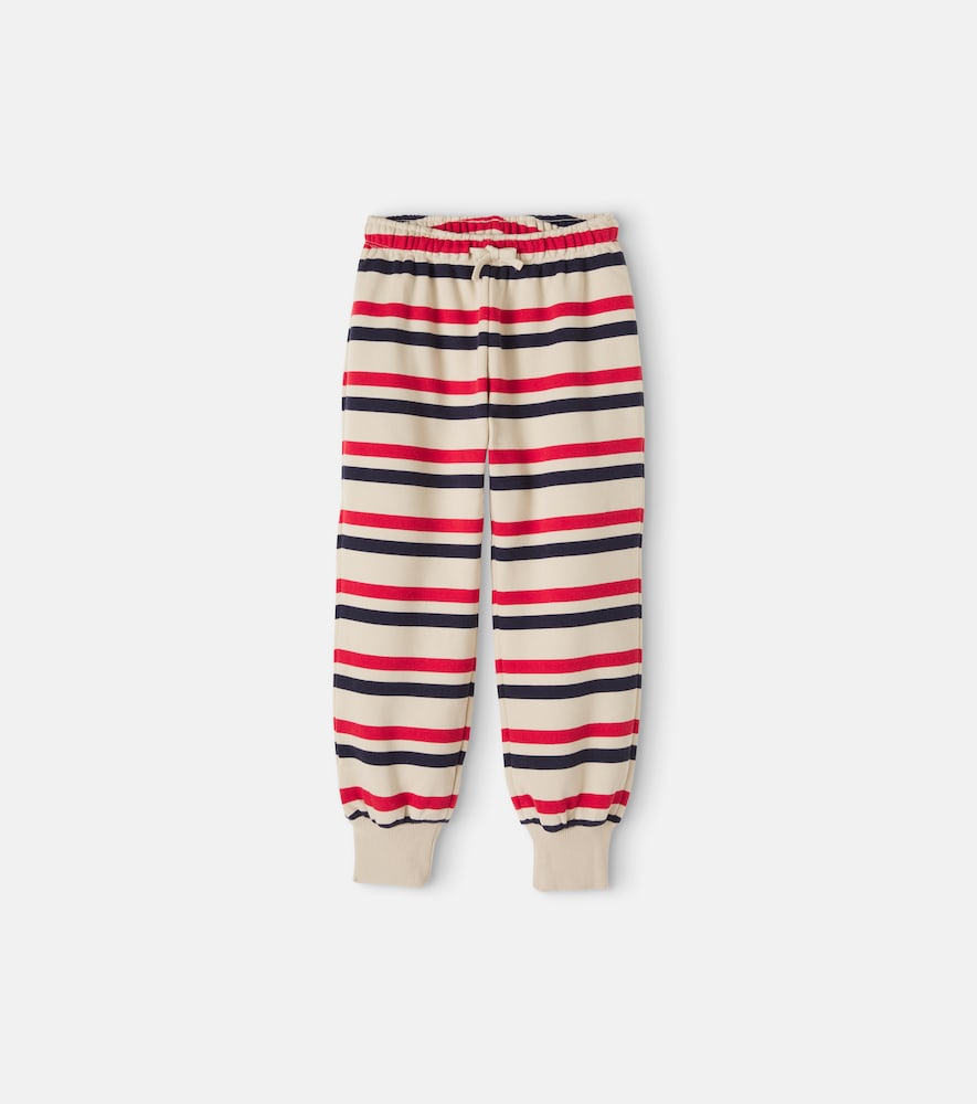 Konges Sløjd Pantaloni sportivi Lou in cotone a righe