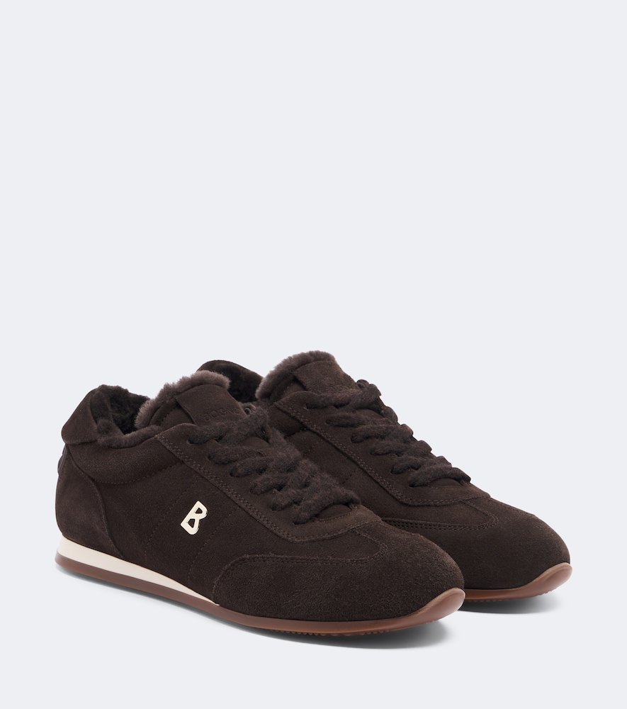 Sneakers Valencia aus Veloursleder mit Shearling