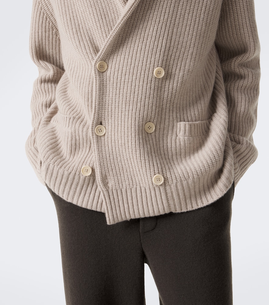 Lyle Double-Breasted Cashmere Cardigan