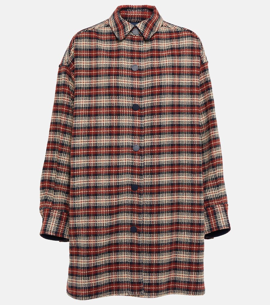 See By Chloé Checked cotton-blend jacket