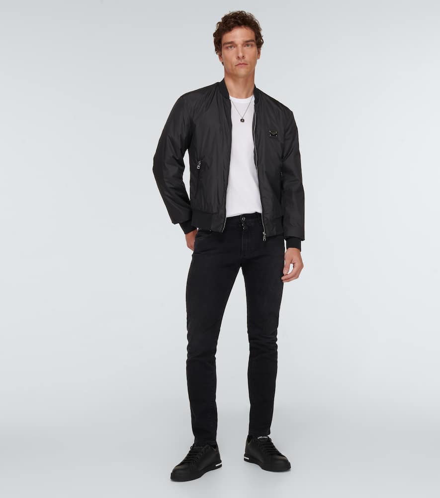 Dolce & Gabbana Bomber Jacket In Black