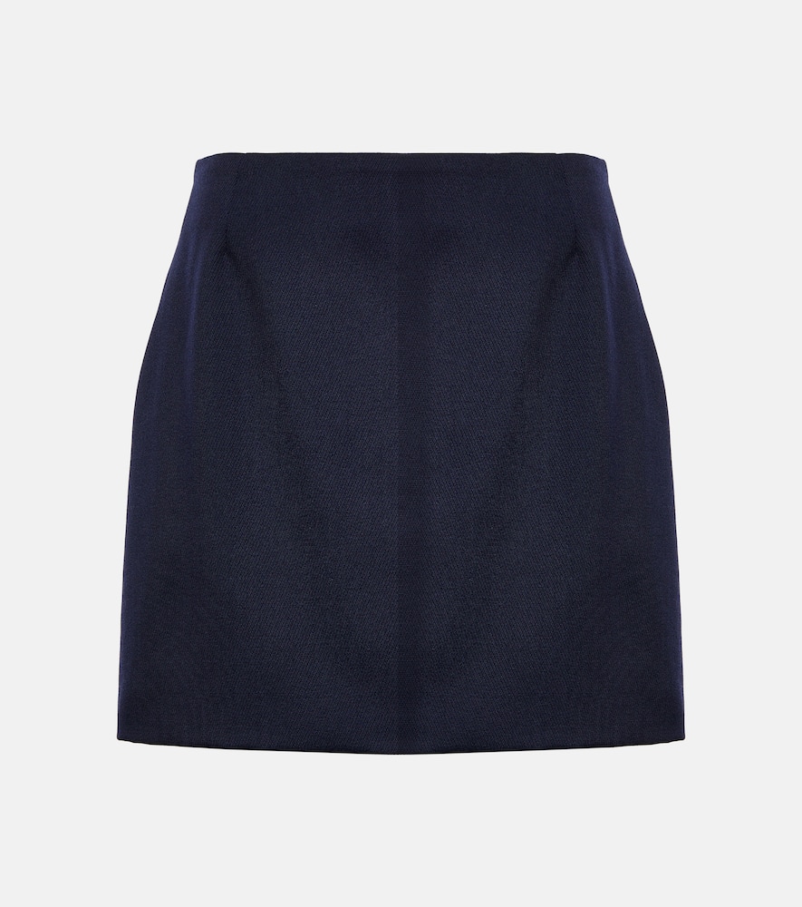 Ami Paris Virgin wool miniskirt