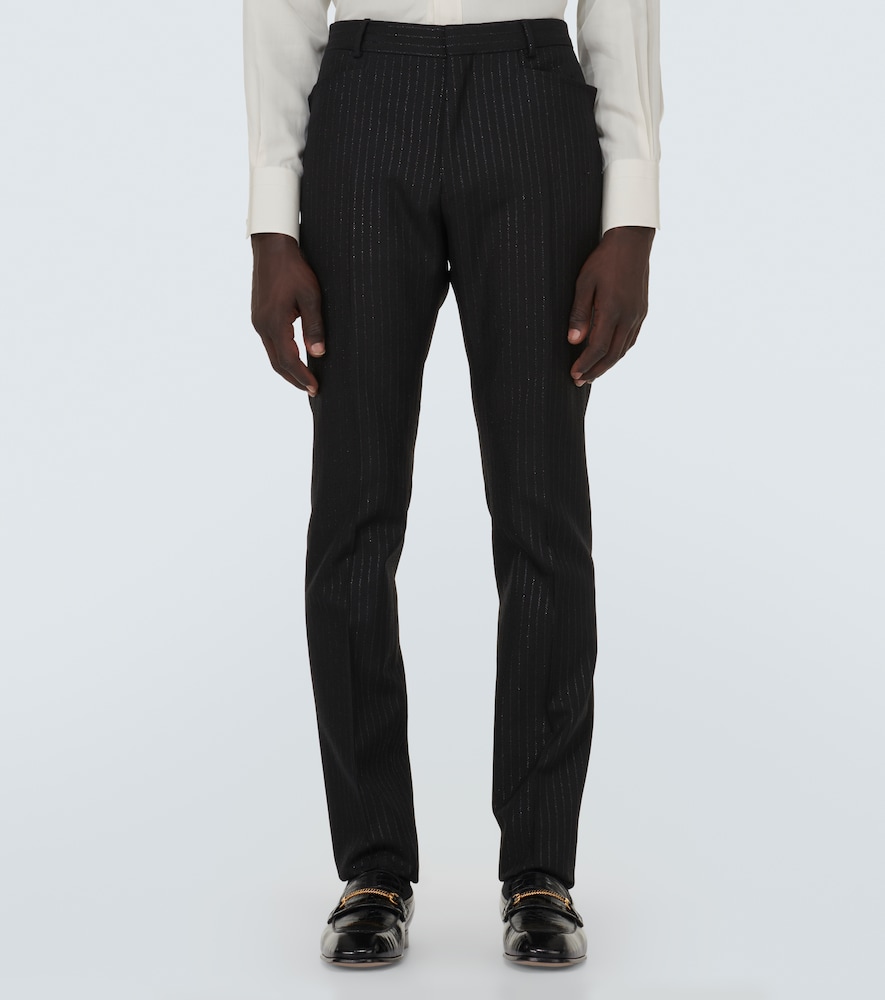  Tom Ford Tom Ford Schmale Hose Atticus Aus Einem Mohairgemisch 