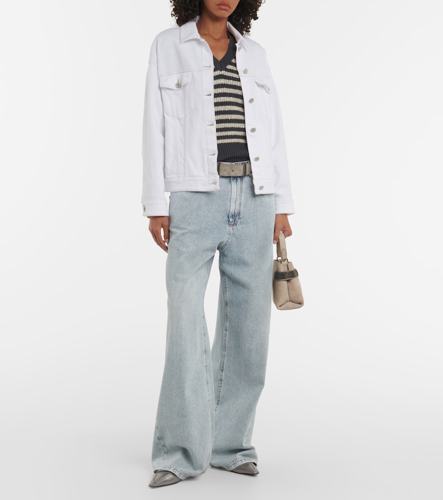 Brunello Cucinelli Cotton-blend denim jacket