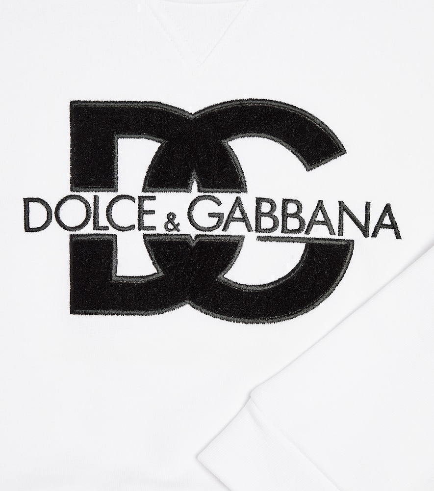  Dolce&gabbana Kids Dolce&gabbana Kids Sudadera Dg De Jersey De Algodón 