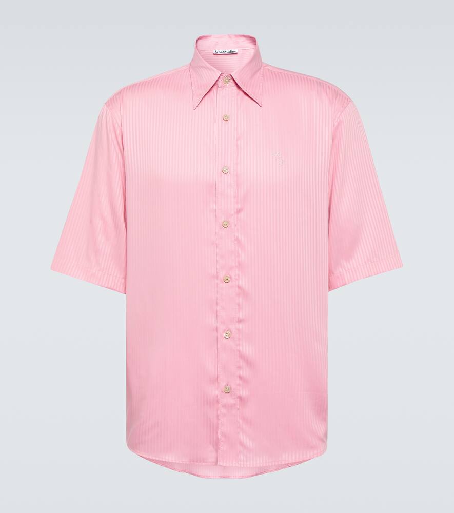 Acne Studios Striped satin shirt