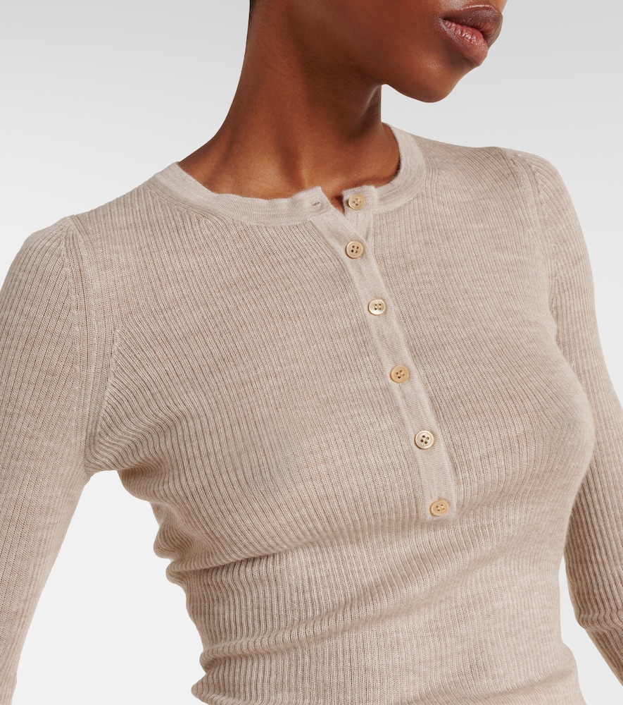  Gabriela Hearst Gabriela Hearst Henley-top Julian Aus Kaschmir Und Seide 