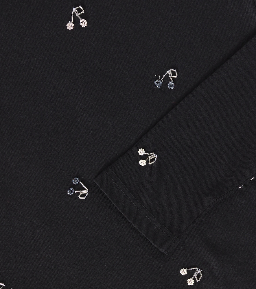  Bonpoint Bonpoint Verziertes T-shirt Tidjiane Aus Baumwolle 