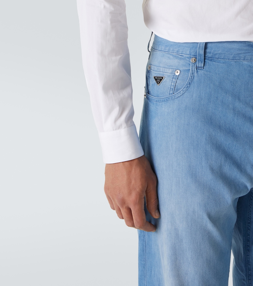  Prada Prada Mid-rise Straight Jeans 