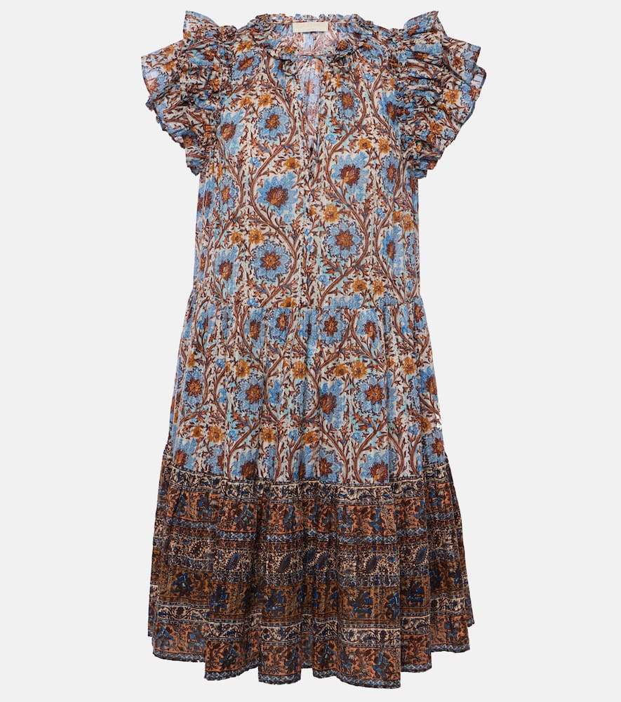 Ulla Johnson Coletta ruffled cotton-blend minidress