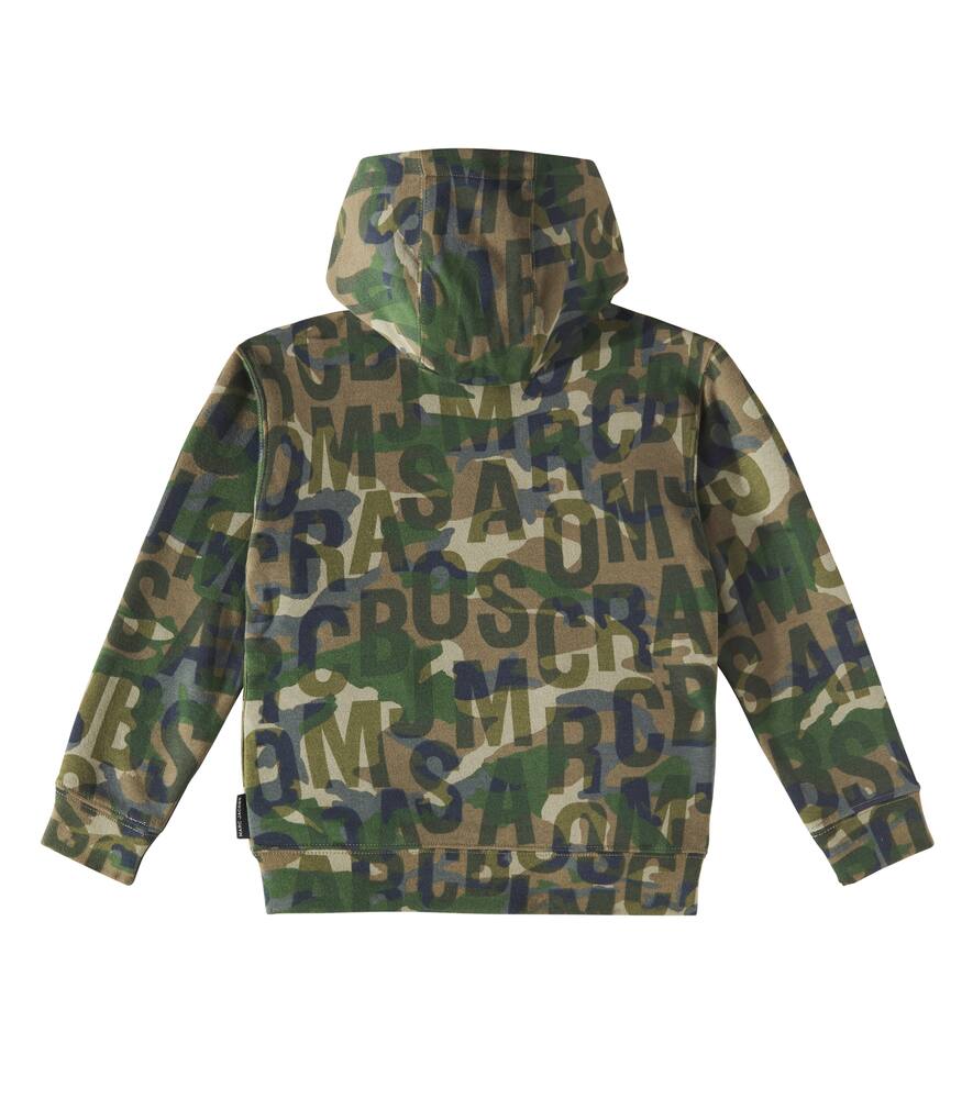 Marc Jacobs Camouflage-printed Hoodie In Grün