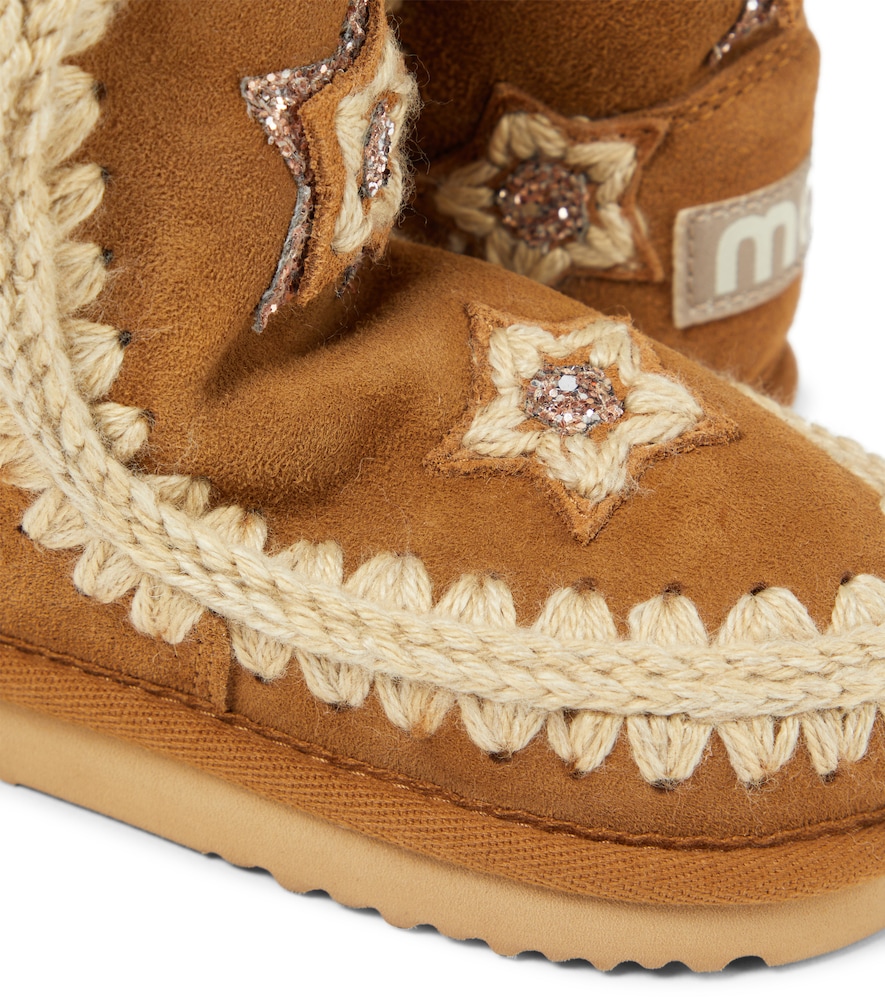  Mou Kids Mou Kids Botines De Ante Con Borrego 