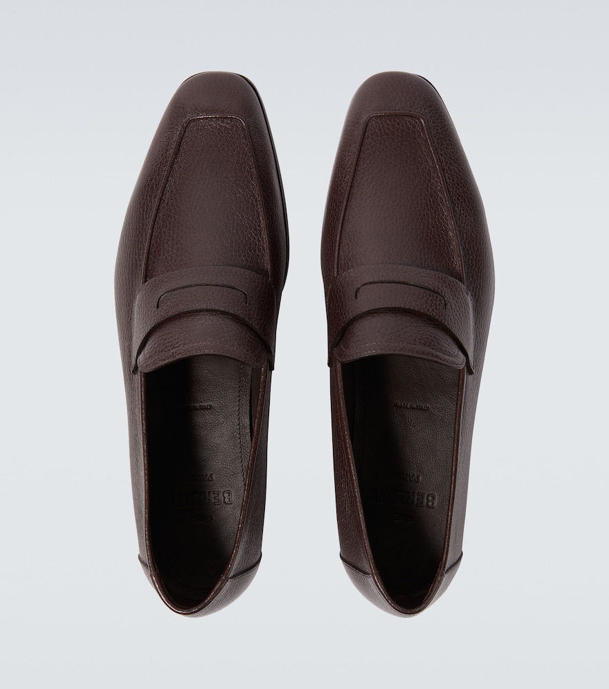  Berluti Berluti Lorenzo Leather Loafers 