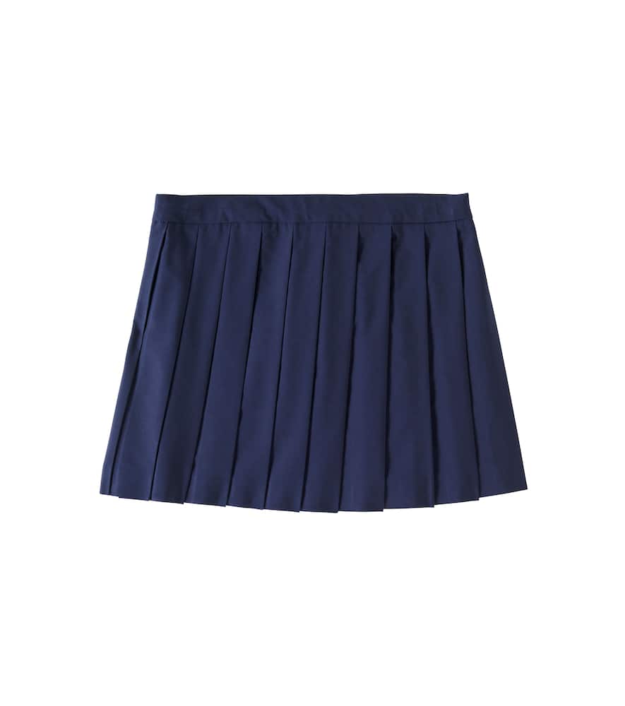 GUCCI PLEATED COTTON SKIRT