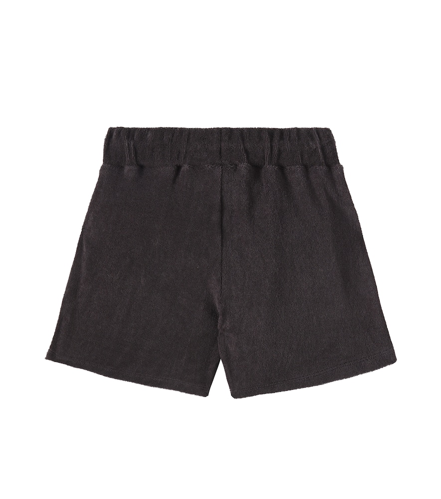 Mini Rodini Boys Piano Terry Sweat Shorts In Black
