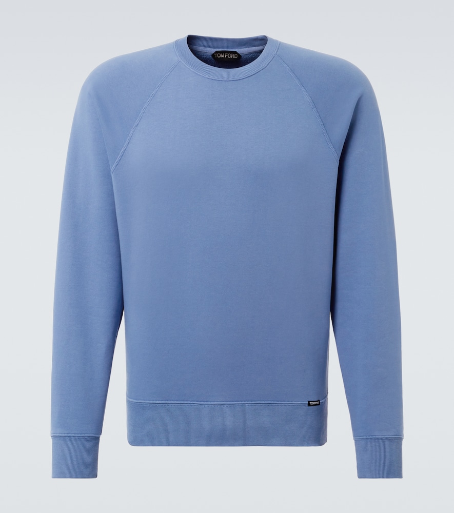 Tom Ford Men's Blue Cotton-Blend Sweater UK Size 38 - Mytheresa