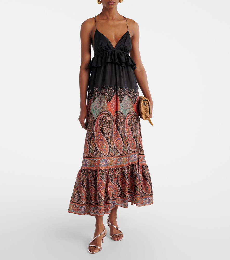  Zimmermann Zimmermann Maxikleid Rhiannon Aus Seide 