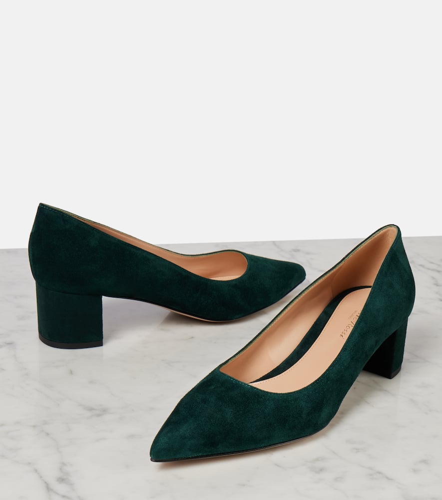 Gianvito Rossi Pumps Piper 45 Aus Veloursleder