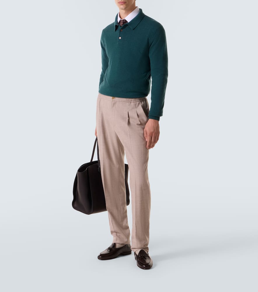 Rubinacci Marfy Croc-effect Leather Loafers In Brown