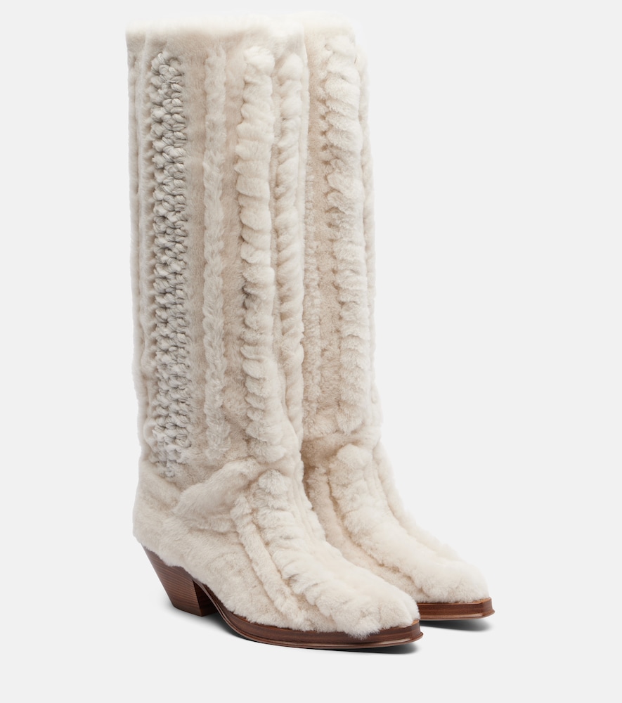 Gabriela Hearst Stivali Joseph in shearling