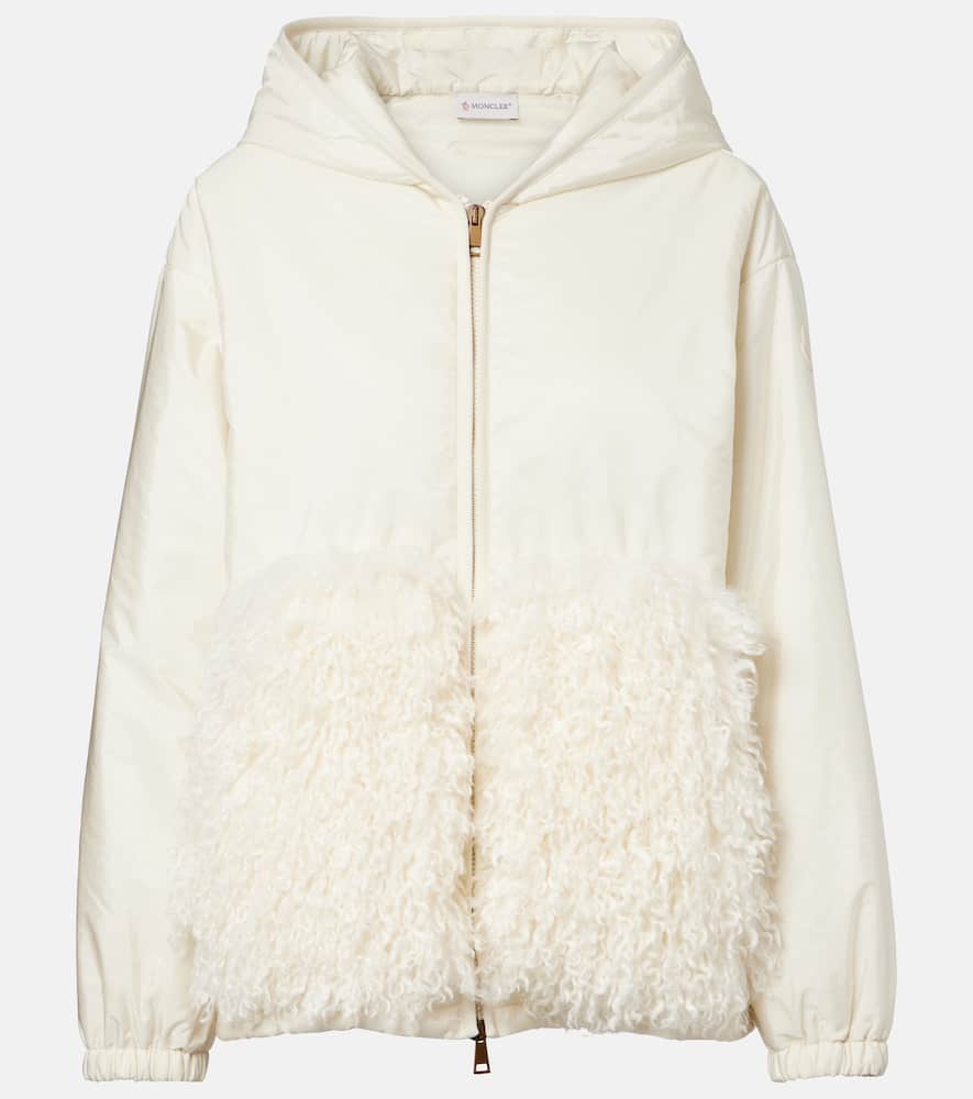 Moncler Hooded Zip-up Jacket In Multi