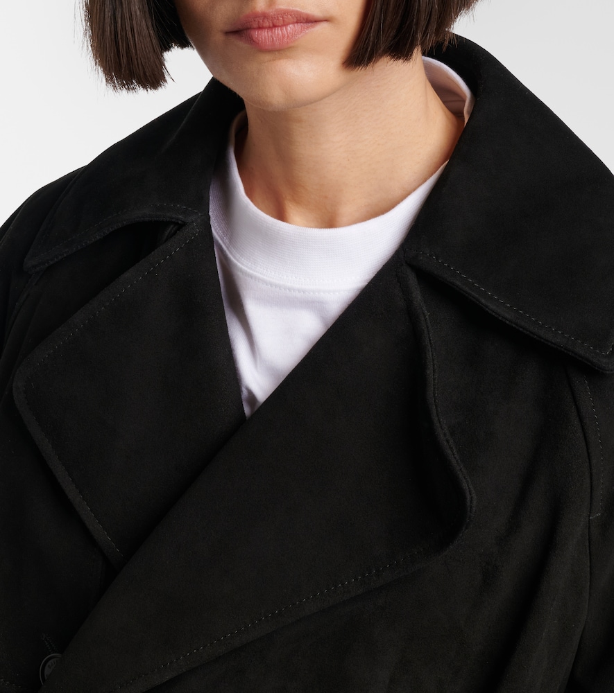  Balenciaga Balenciaga Suede Trench Coat 