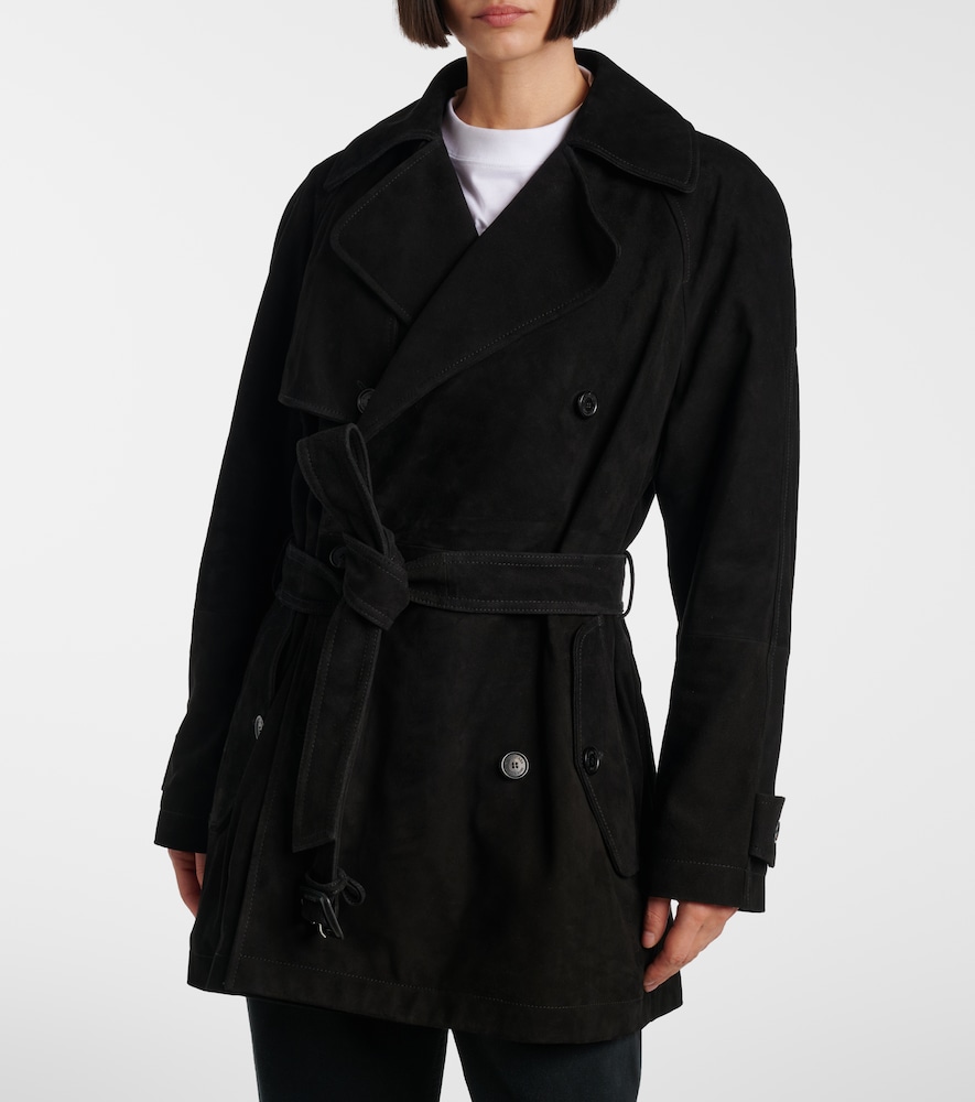  Balenciaga Balenciaga Suede Trench Coat 