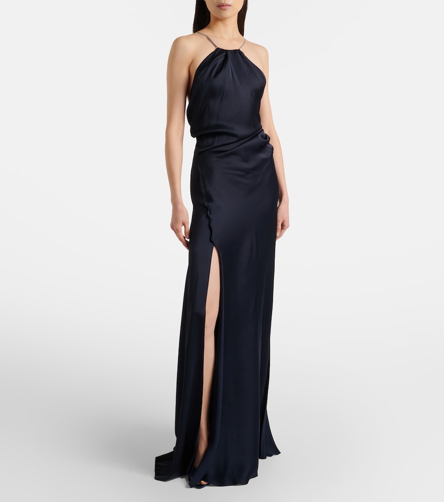  Victoria Beckham Victoria Beckham Robe Aus Satin 