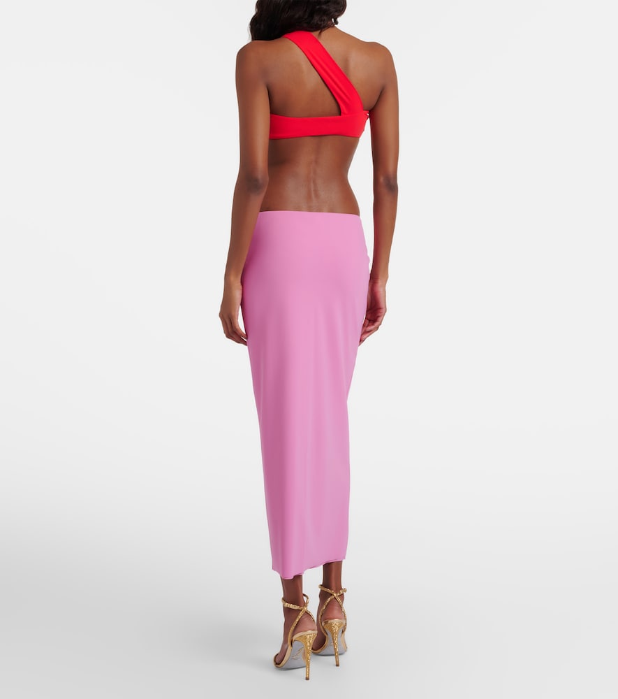  Roberto Cavalli Roberto Cavalli One-shoulder-midikleid 