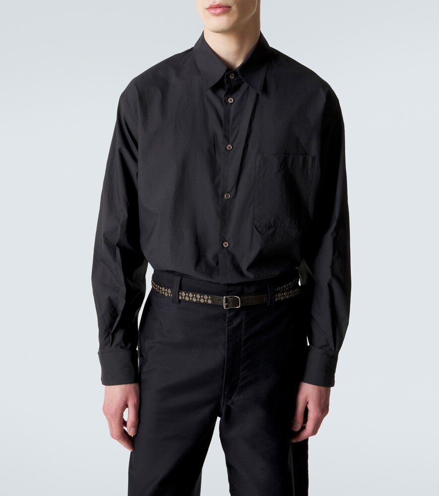  Lemaire Lemaire Chemise En Coton Et Soie 