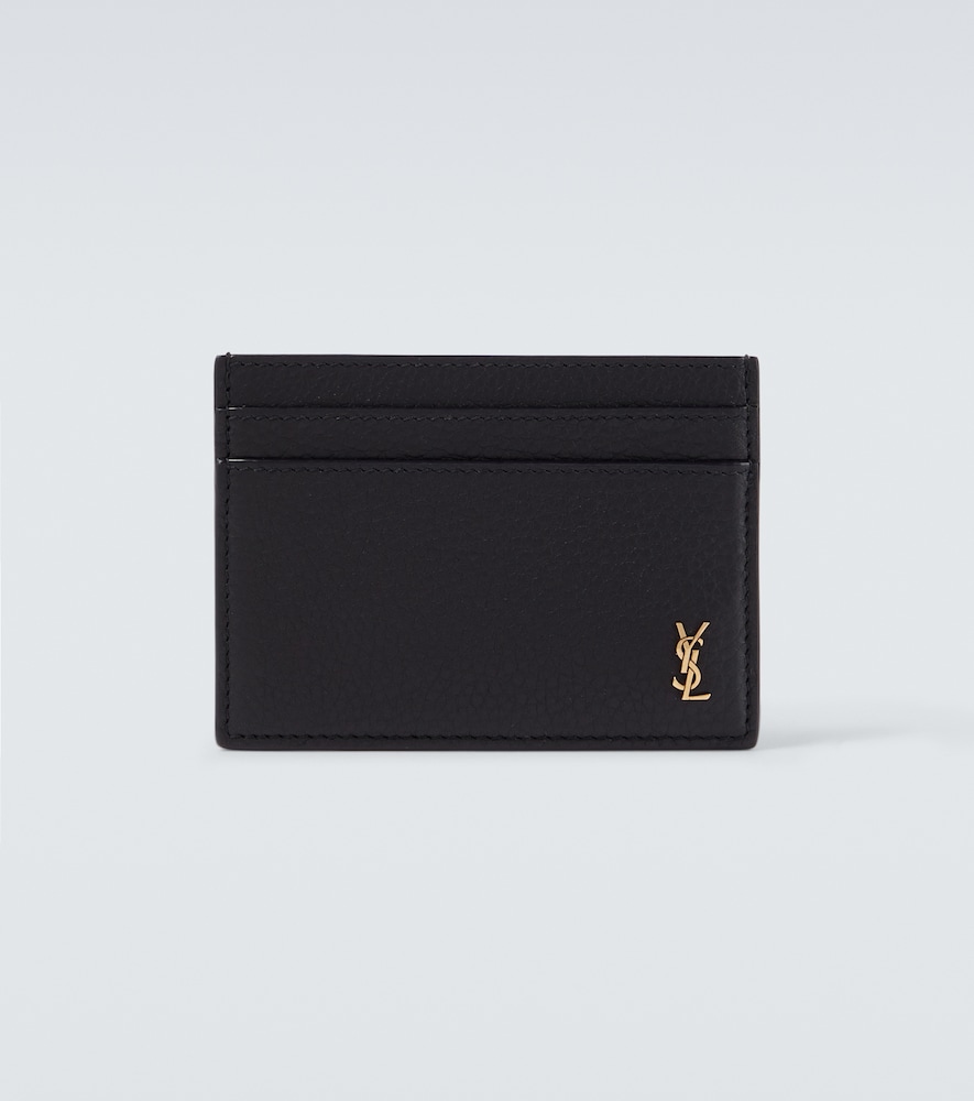 Saint Laurent Cassandre leather card holder