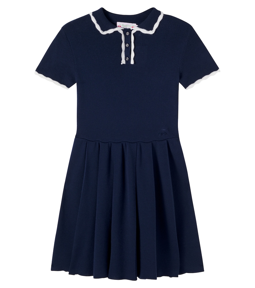 Bonpoint Blue Labua Cotton Dress Y Size 8 - Mytheresa