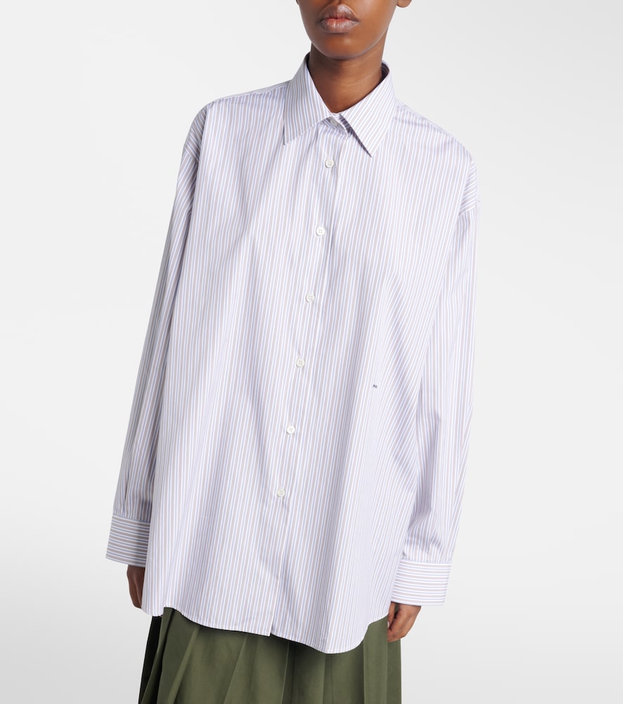  Prada Prada Oversize-hemd Aus Baumwollpopeline 