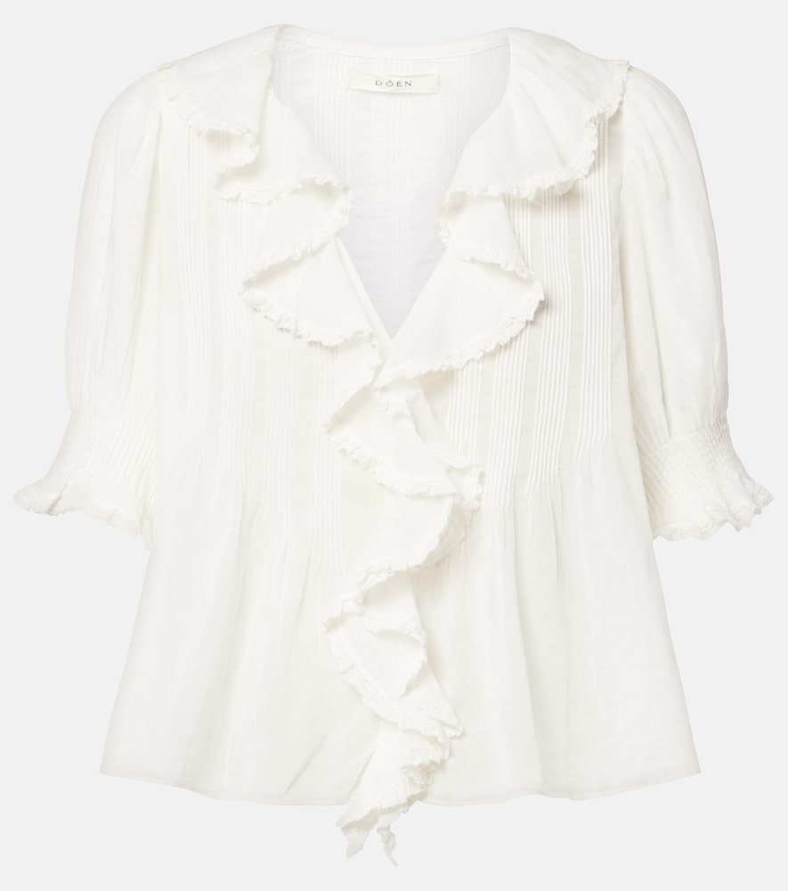 Doen Dôen Henri cotton voile top