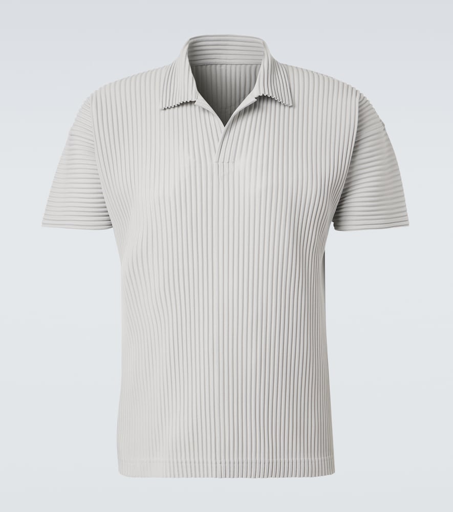 Homme Plisse Issey Miyake Homme Plissé Issey Miyake Basics pleated polo shirt