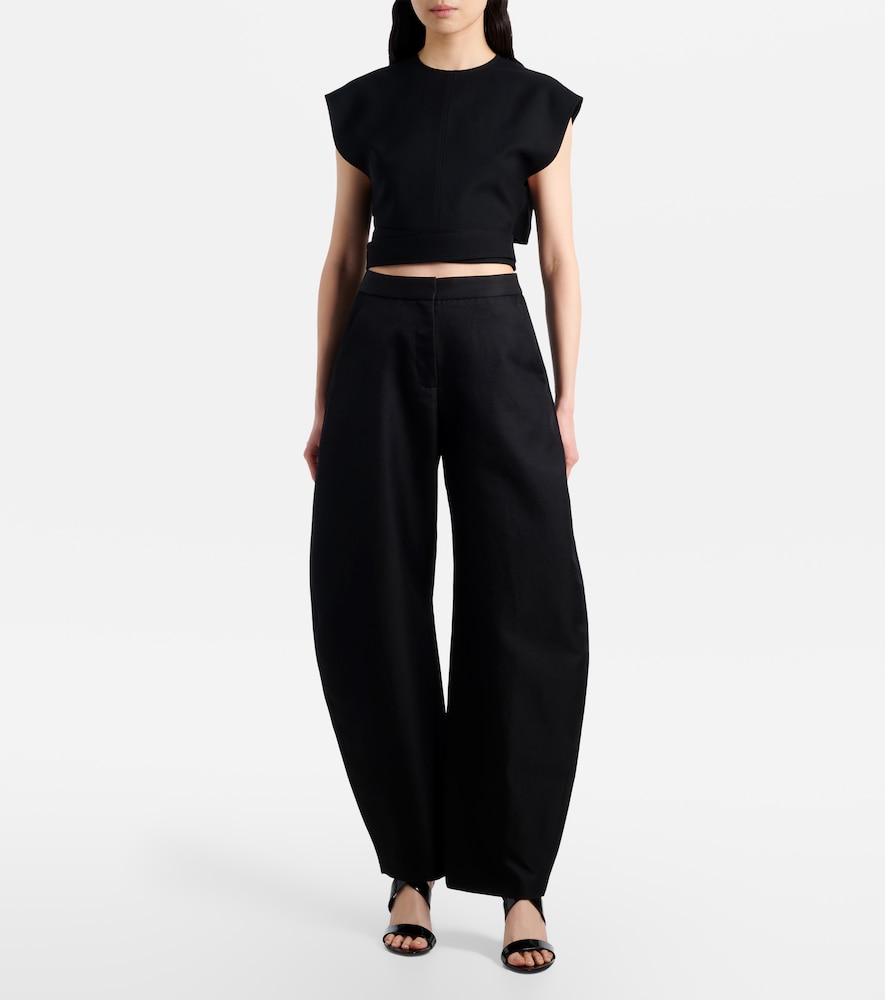  Alaia Alaia Belted Wool Top 