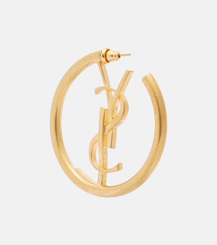  Saint Laurent Saint Laurent Pendientes De Aro Cassandre 
