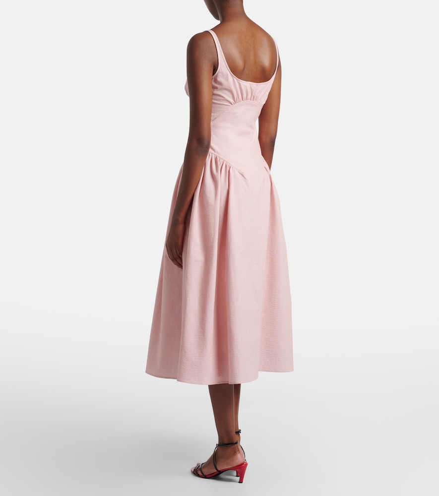  Proenza Schouler Proenza Schouler Midikleid Solira Aus Seersucker 