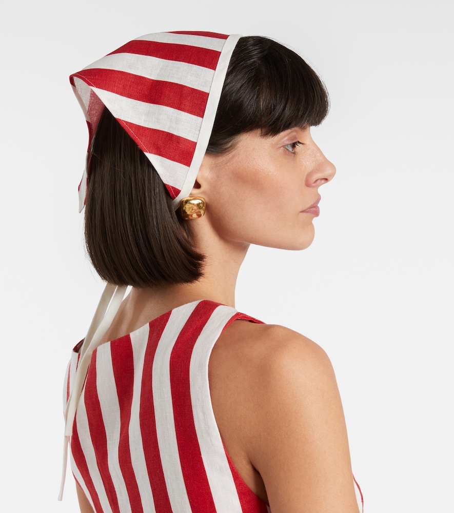  Posse Posse Pamela Striped Linen Head Wrap 