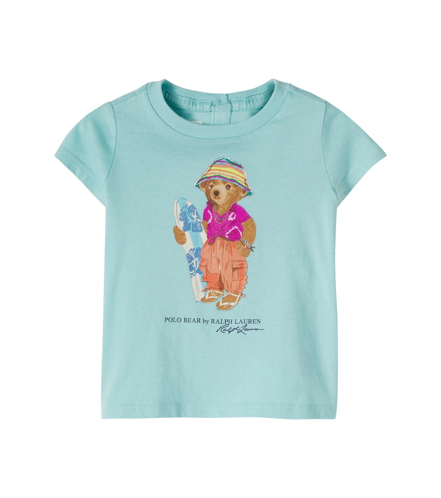 Baby T-Shirt Polo Bear aus Baumwoll-Jersey