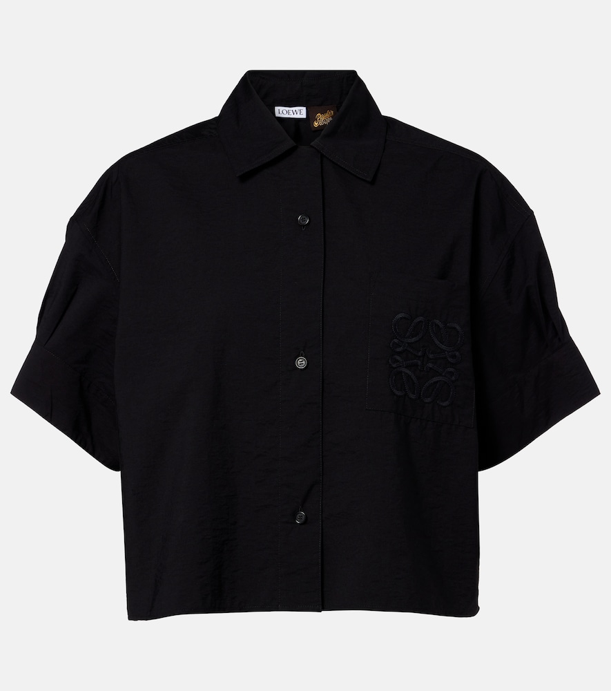 Loewe Paula's Ibiza Anagram cotton-blend shirt