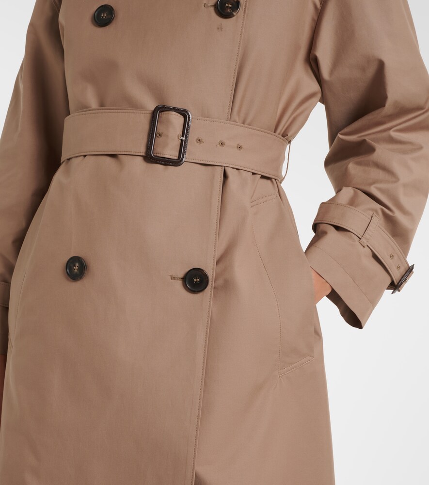 Cotton-Blend Trench Coat