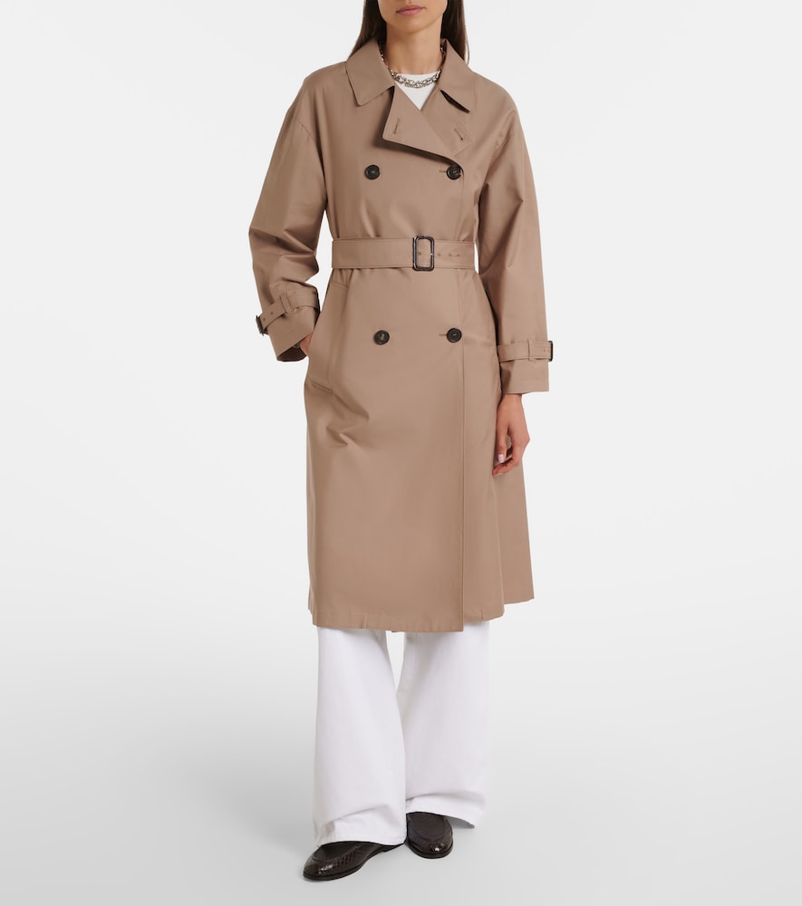 Cotton-Blend Trench Coat